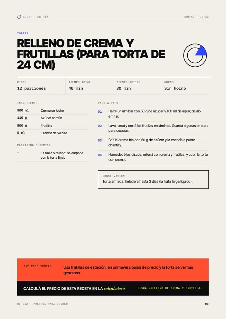 Página de la chocotorta en el recetario
